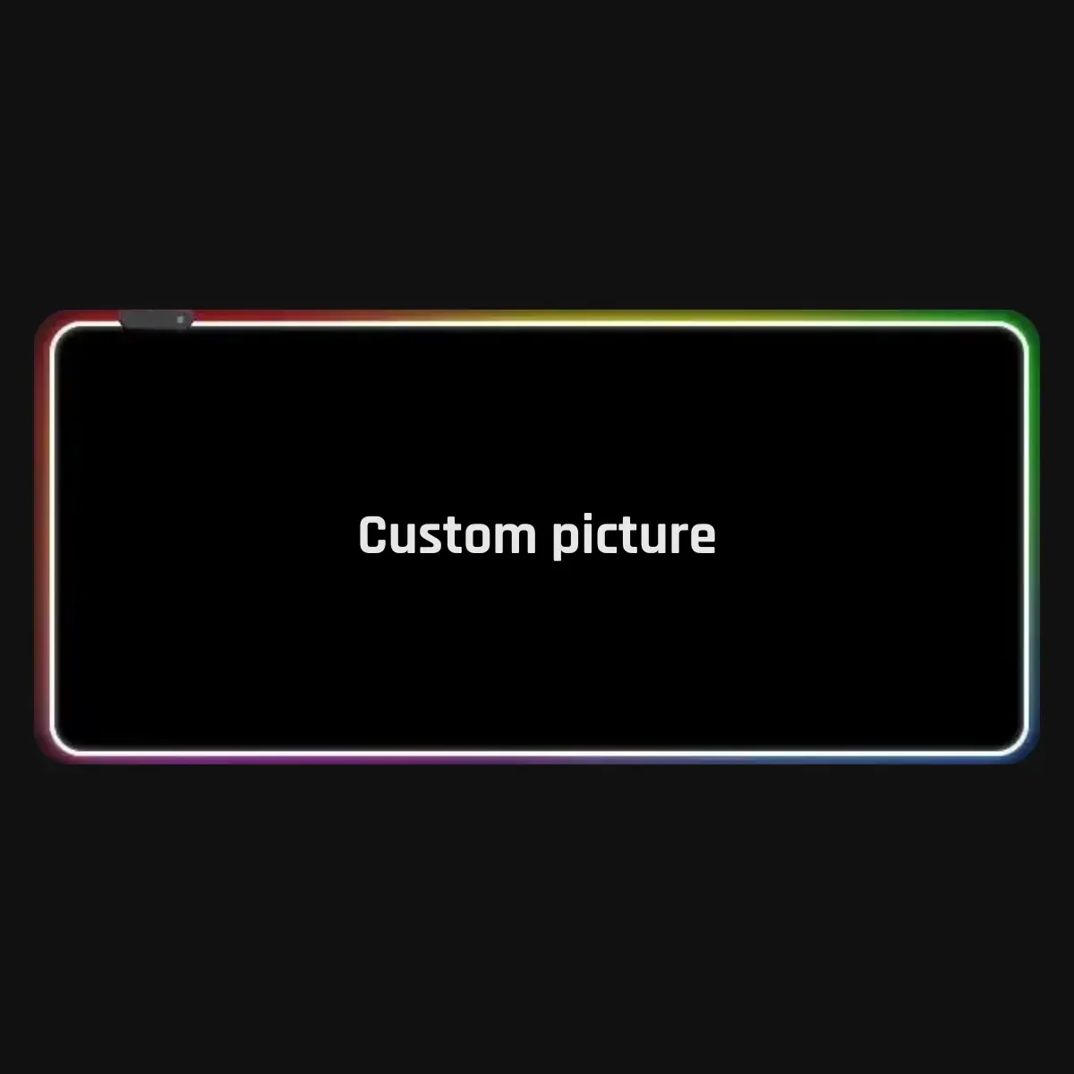 Tapis souris ChromaV9 RGB 900x400mm - Surface personnalisable antidérapante, éclairage LED réglable et format XXL pour setups gaming ou streaming.