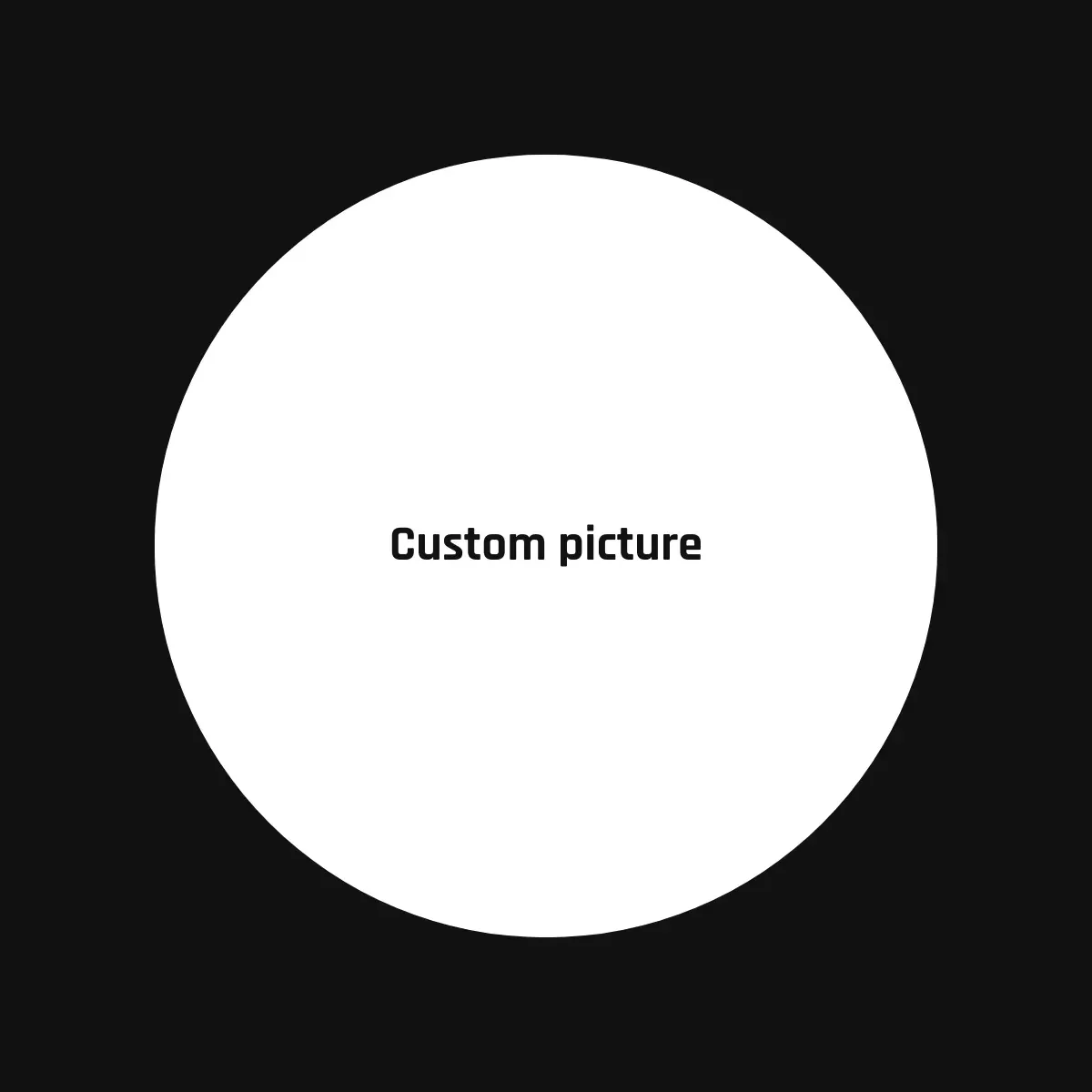 Tapis souris rond personnalisable CustomPro V2 200x200mm - Impression haute résolution et base antidérapante | Ignix Gaming